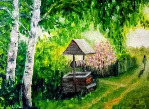 Картина маслом на холсте 40*30 - Садоводство в Энгельс