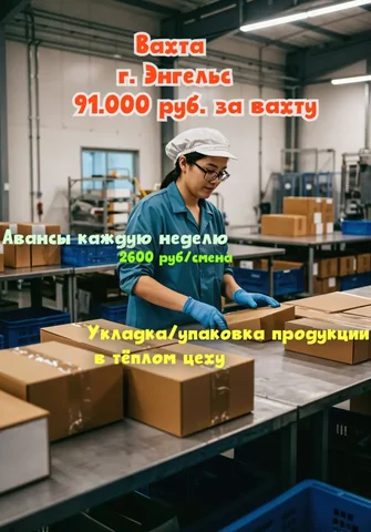 Вахта в г. Энгельс: Упаковщица мороженого - частное объявление в Энгельс