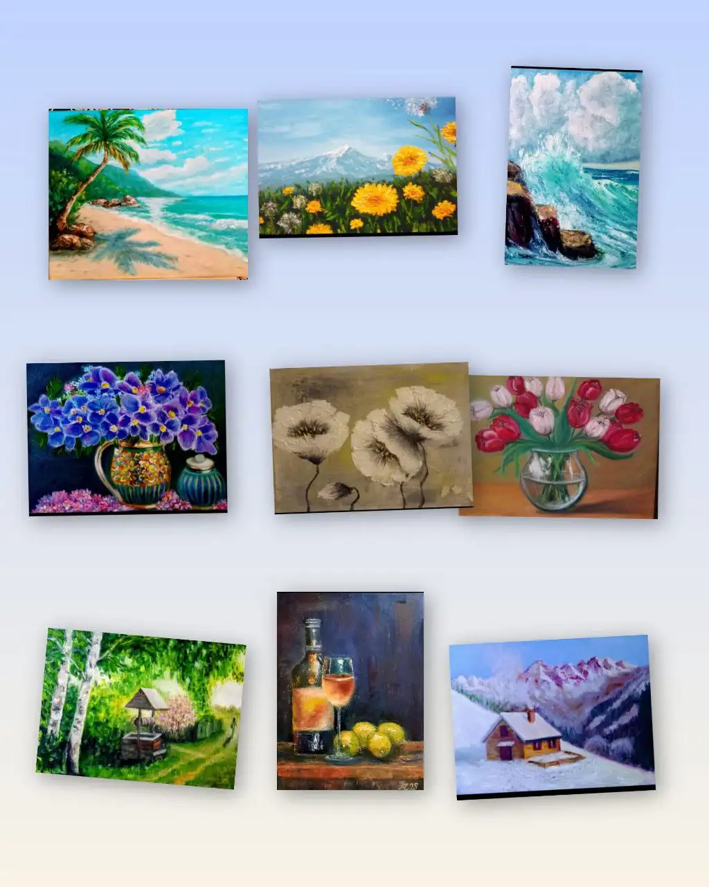 Картины маслом ручной работы - Картины (Хобби и отдых) в Энгельс