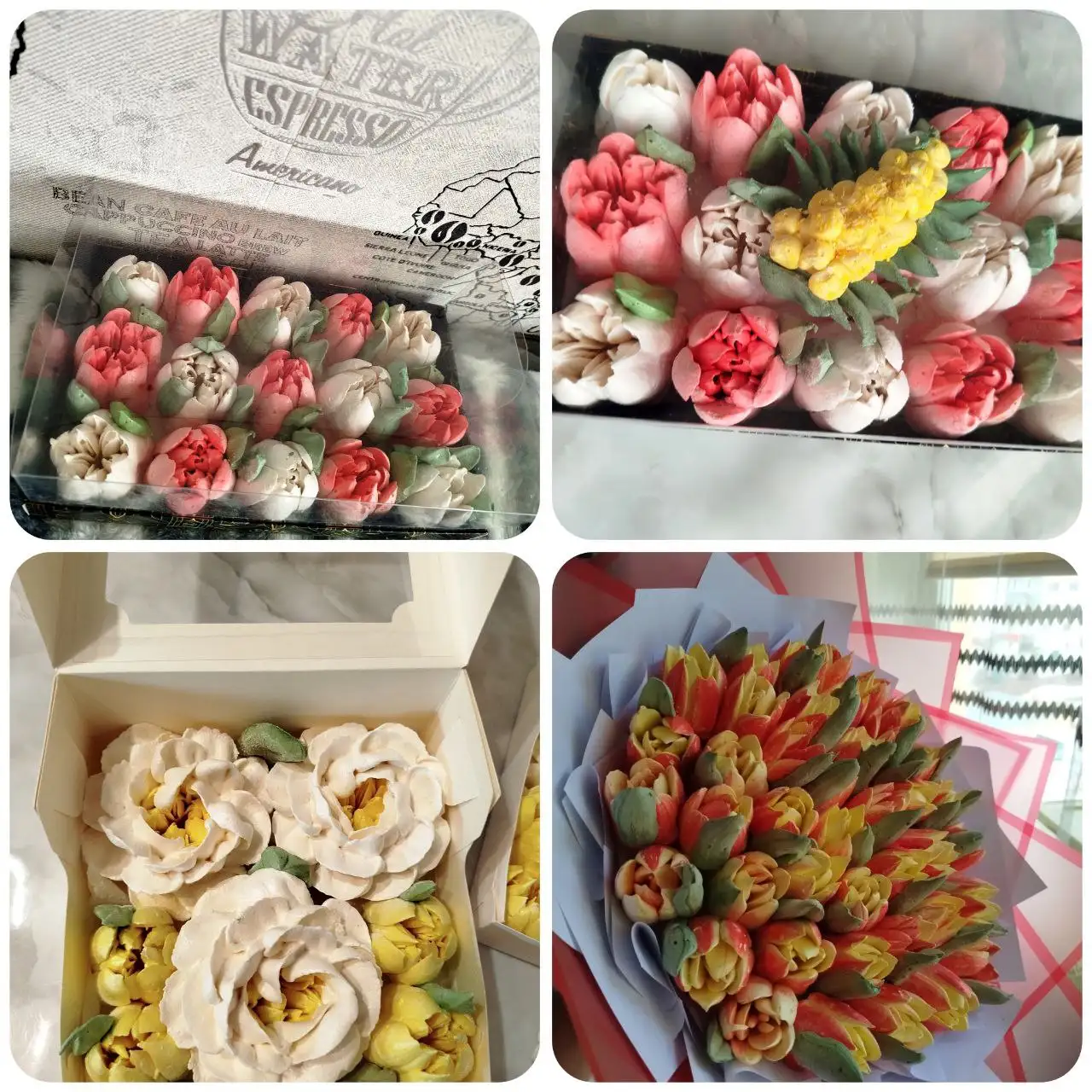 Необычные зефирные цветы на ягодно-фруктовом пюре - Подарки (Барахолка) в Энгельс