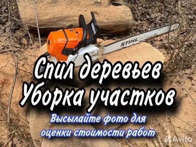 Спил деревьев и уборка участков - Благоустройство и уборка (Услуги) в Энгельс