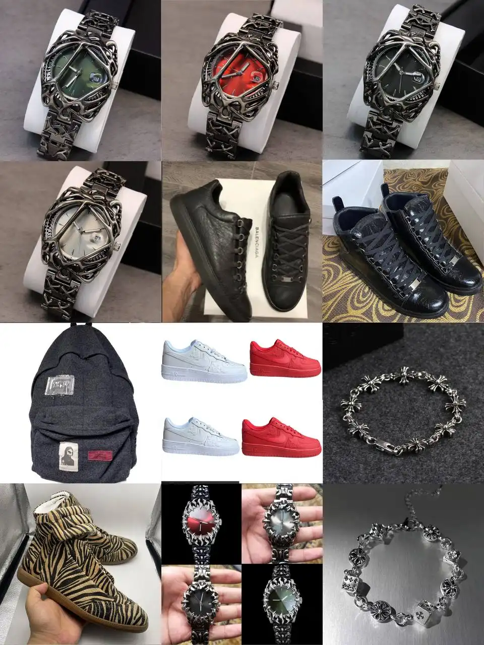 Продажа брендовых часов, обуви, аксессуаров и рюкзака