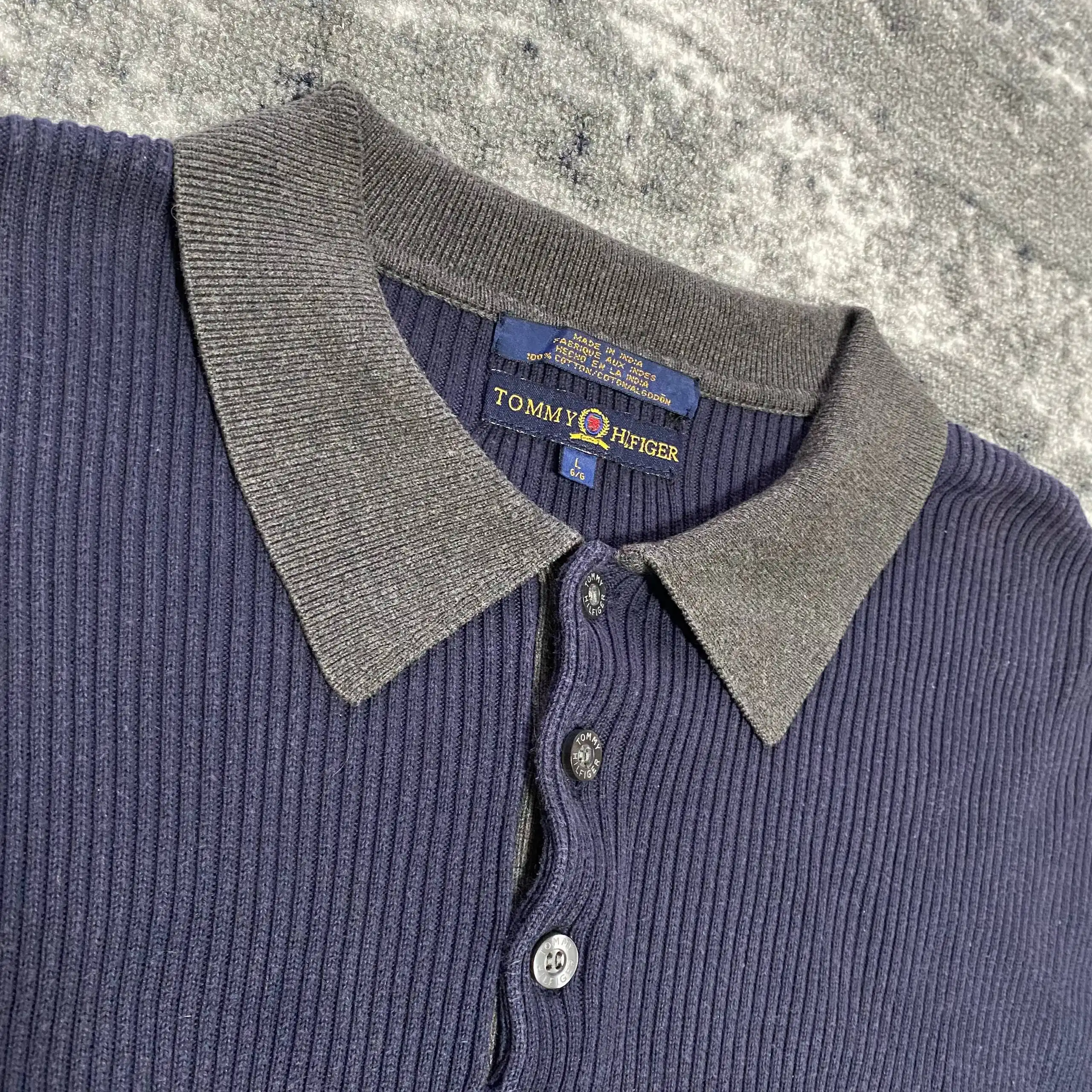 Поло Tommy Hilfiger с длинным рукавом L