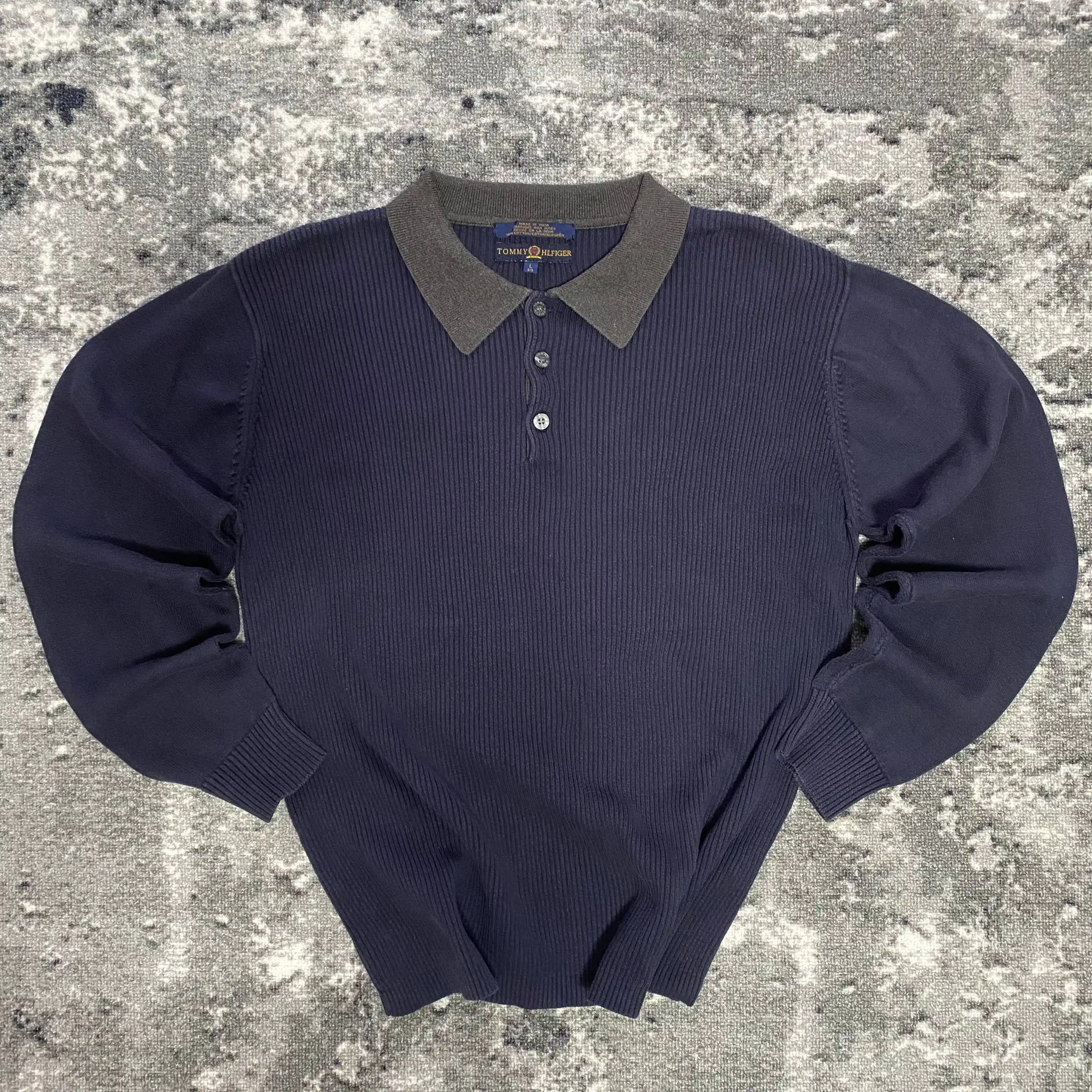 Поло Tommy Hilfiger с длинным рукавом L