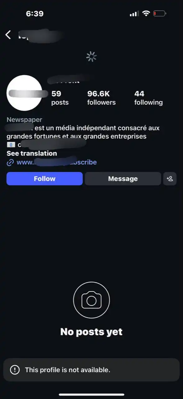 Услуги по снятию блокировок Instagram