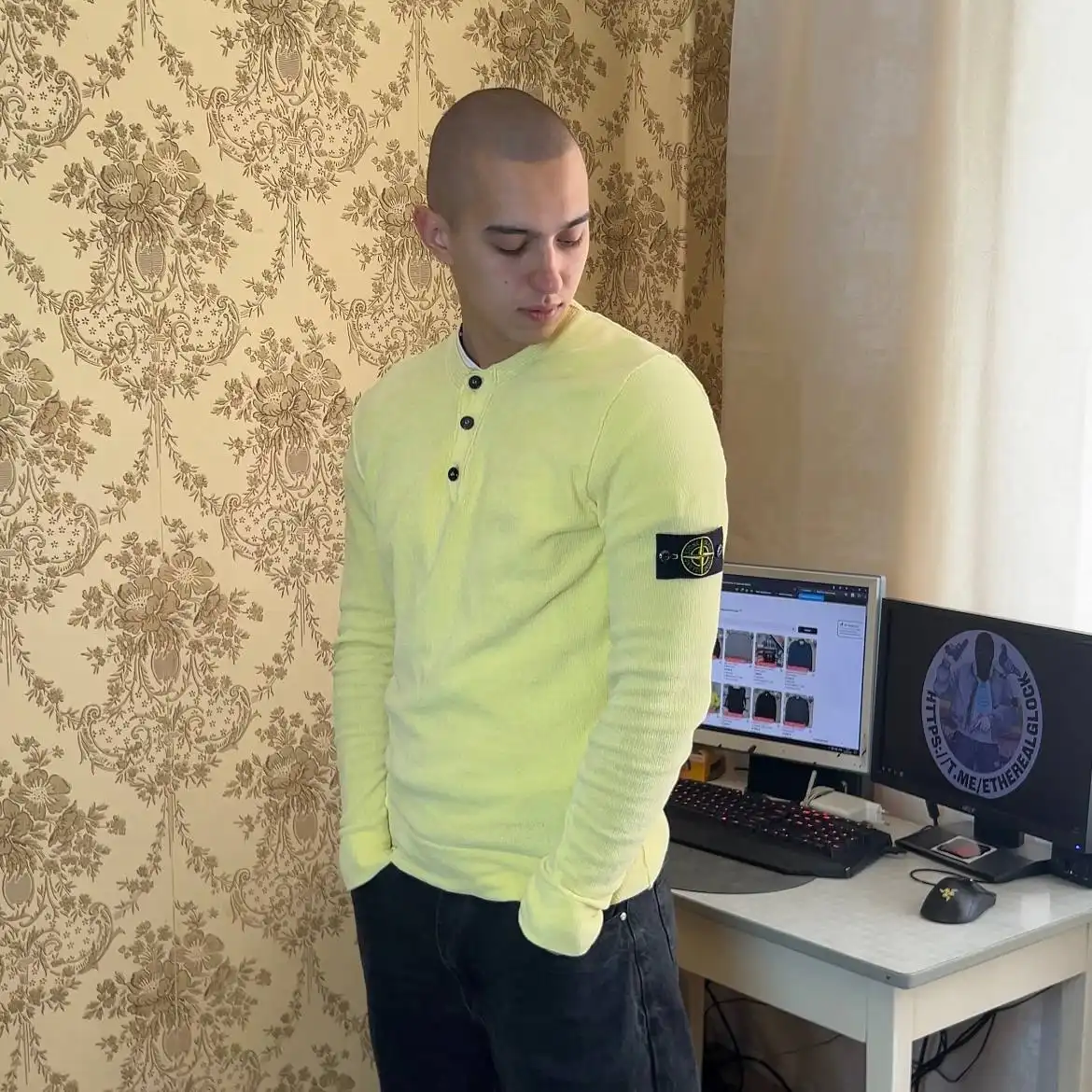 Свитшот Stone Island без патча - Свитшоты (Одежда) в Москва