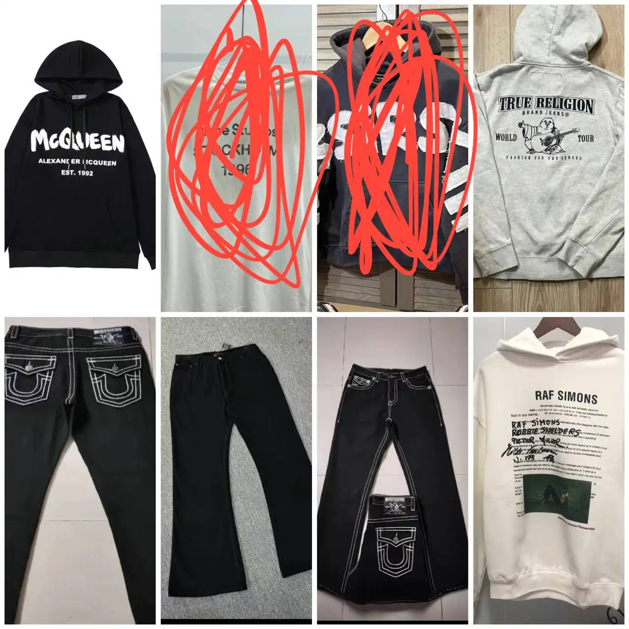 Продажа худи и джинсов известных брендов - Одежда в Астрахань