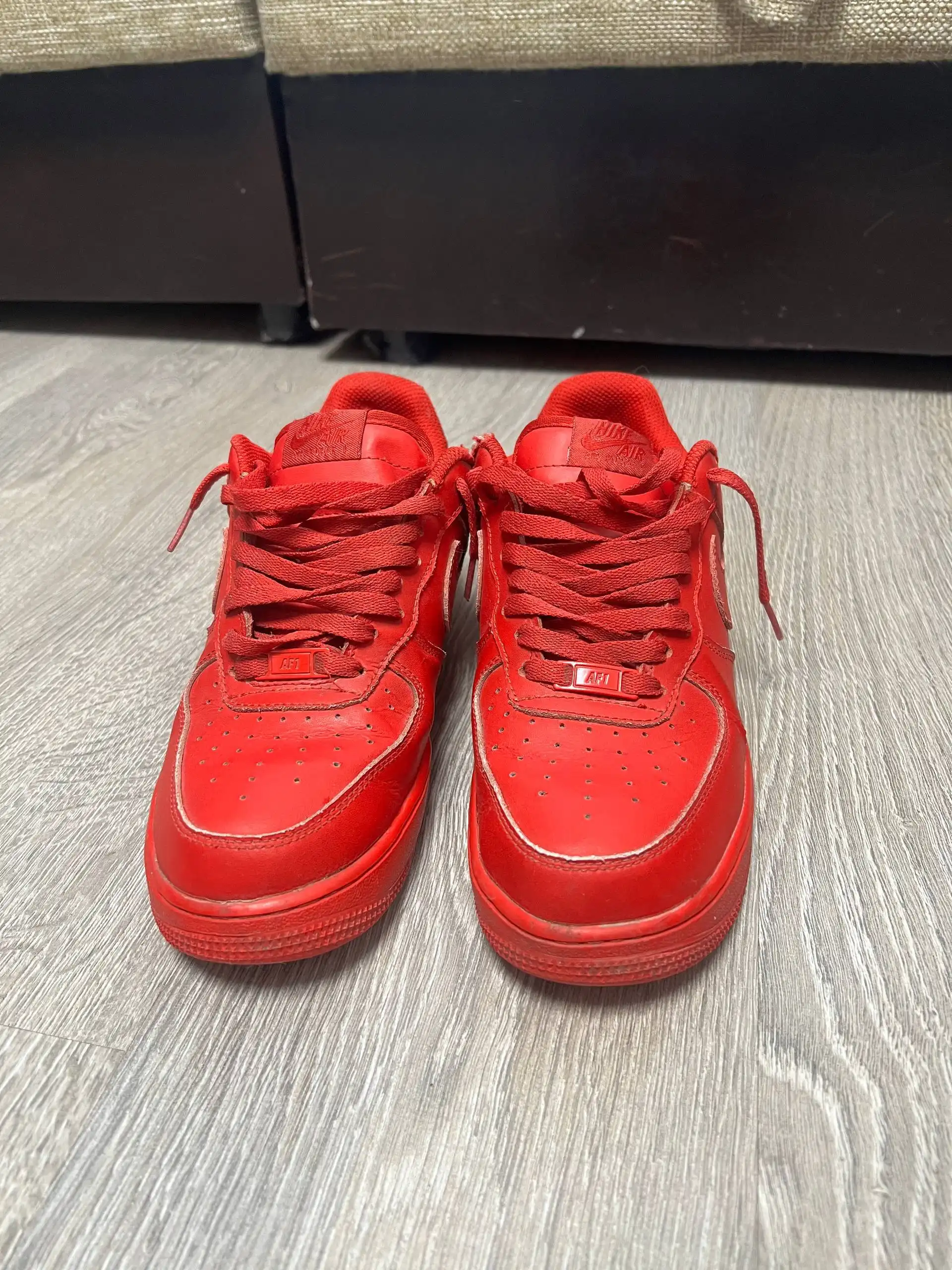 Nike Air Force 1 Triple Red - Обувь (Одежда) в Астрахань