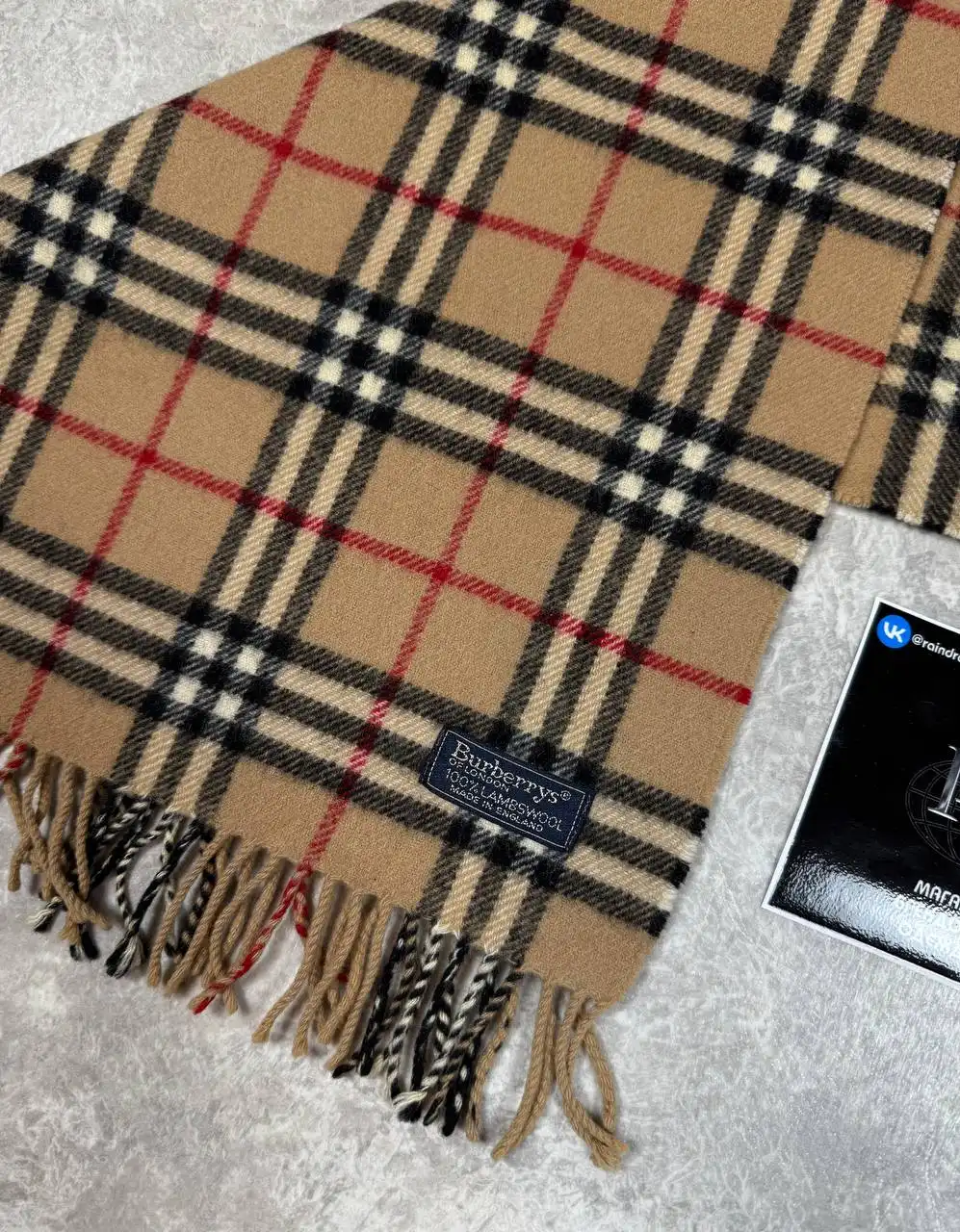 Шарф Burberrys из шерсти - Аксессуары (Одежда) в Астрахань