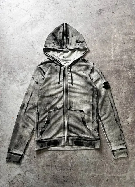 Зип худи Stone Island hand corrosion - Одежда в Киров