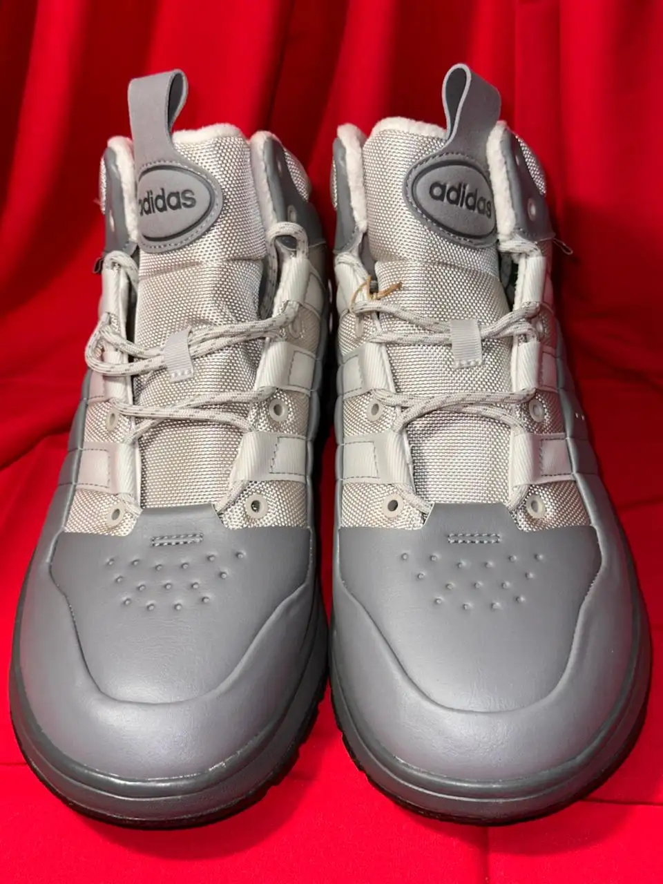 Серые Ботинки Adidas Fusion Storm 2.0 Mid WTR - Обувь (Одежда) в Астрахань