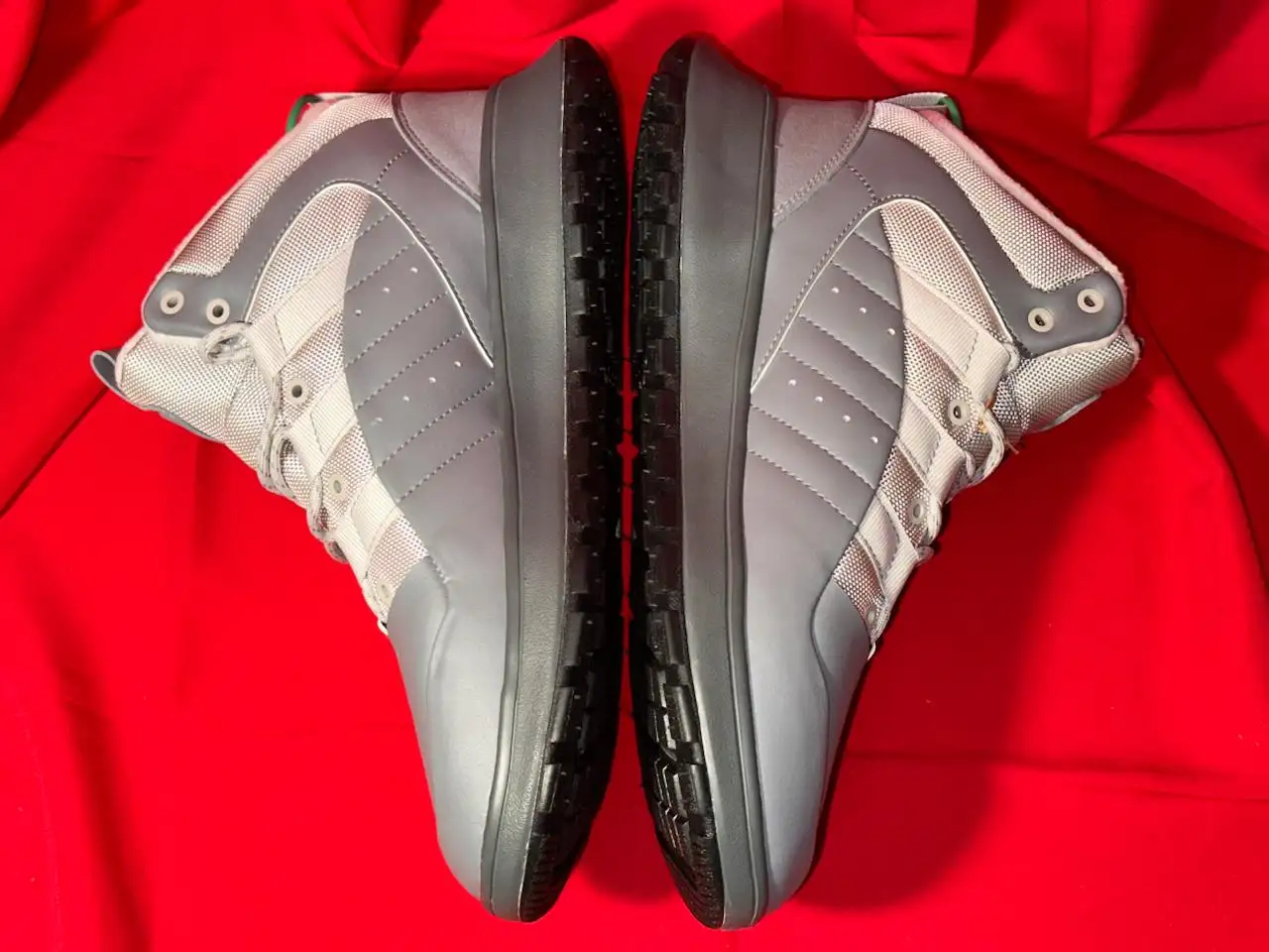 Серые Ботинки Adidas Fusion Storm 2.0 Mid WTR - Обувь (Одежда) в Астрахань