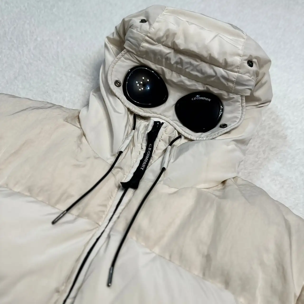 CP Company Garment Dyed Nycra & Nylon-B Mixed Goggle Down Jacket - Пуховики/Куртки (Одежда) в Астрахань