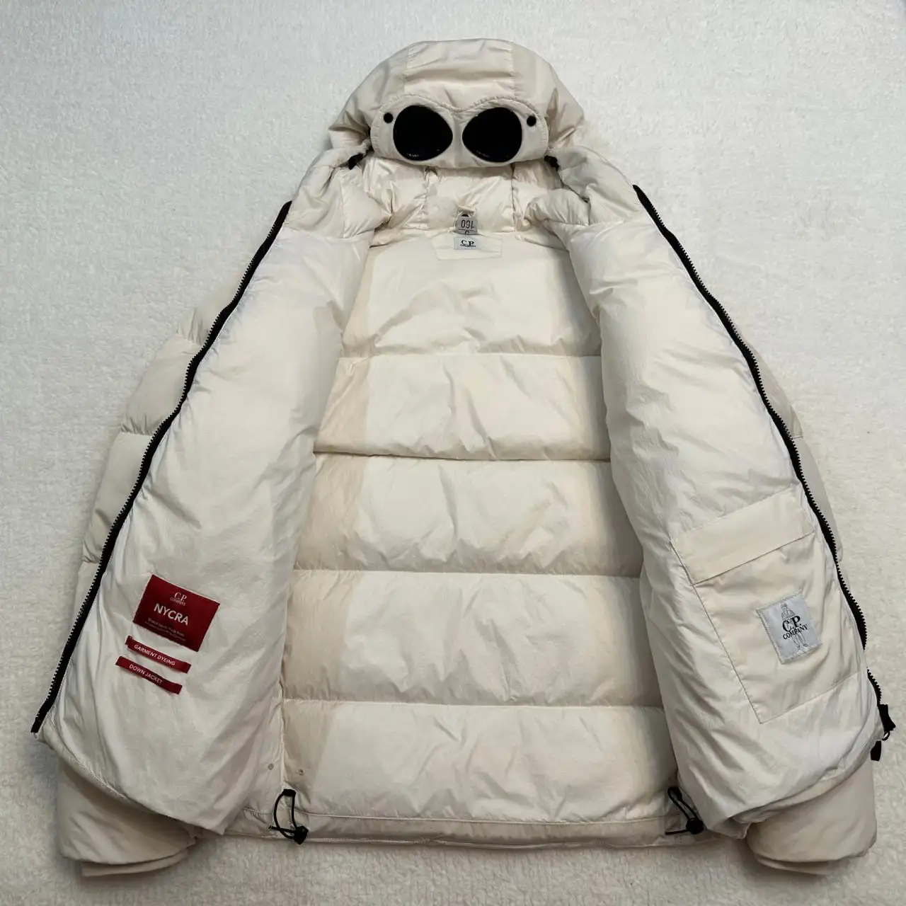 CP Company Garment Dyed Nycra & Nylon-B Mixed Goggle Down Jacket - Пуховики/Куртки (Одежда) в Астрахань