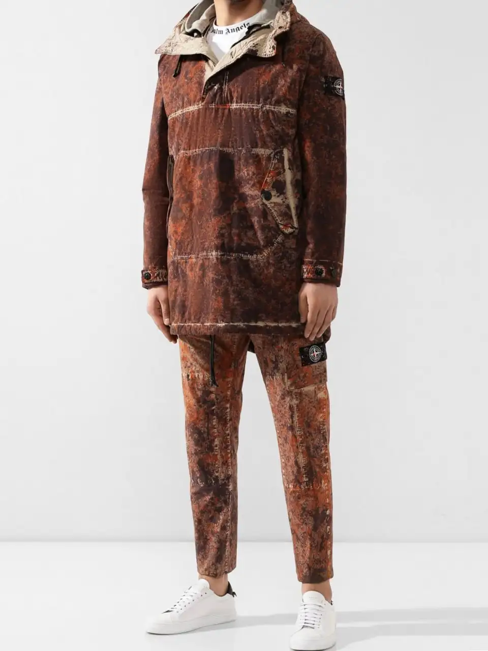 Stone Island Paintball Camo Cotton/Cordura Fishtail Parka Jacket - Куртки (Одежда) в Астрахань