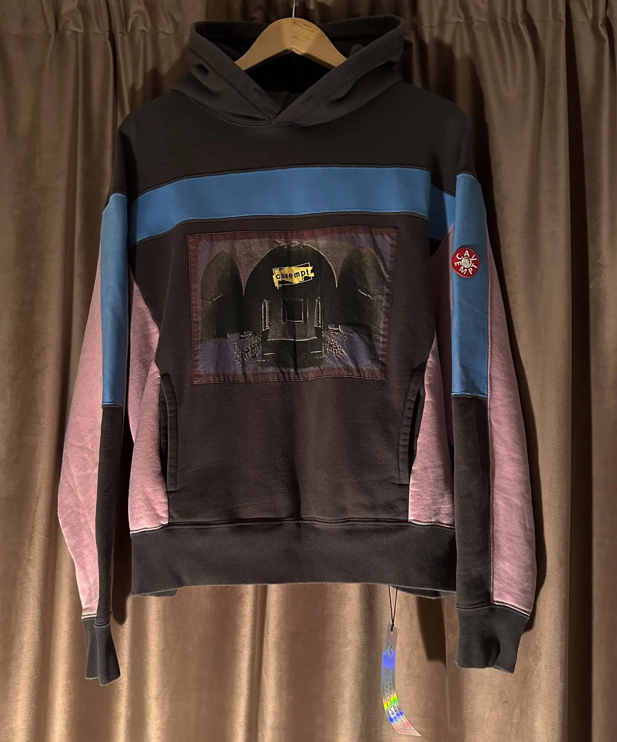 Cav Empt Blue RIB hoodie размер M состояние 9/10 - Худи (Одежда) в Астрахань