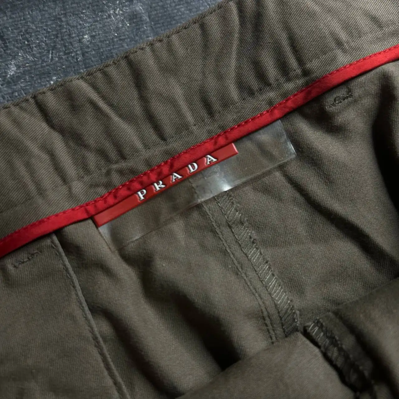 Prada Flared Red Tab Vintage Pants - Барахолка в Астрахань