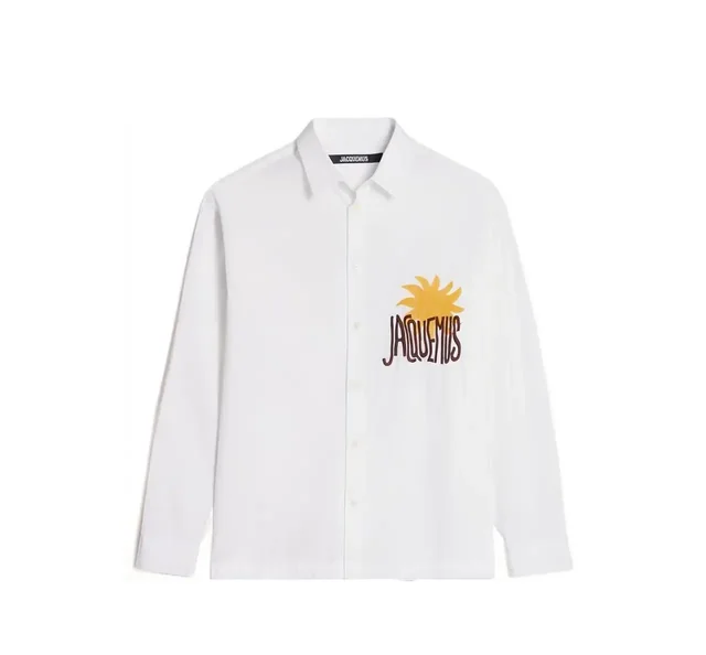 JACQUEMUS LOGO WHITE BUTTON-UP - Одежда в Астрахань