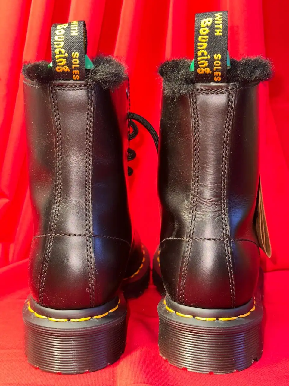 Ботинки Dr. Martens 1460 Serena Dark Grey Atlas - Обувь (Одежда) в Астрахань