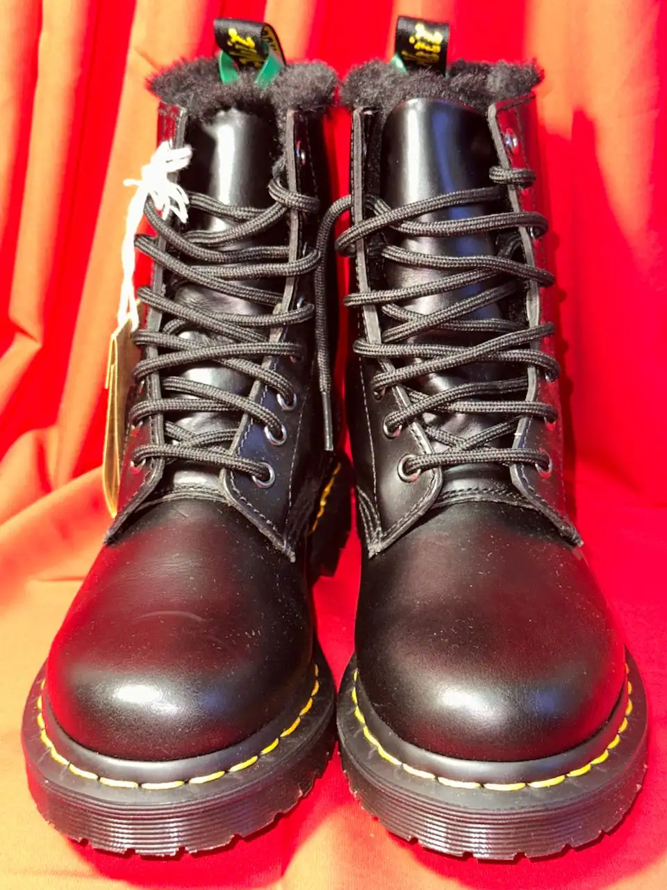 Ботинки Dr. Martens 1460 Serena Dark Grey Atlas - Обувь (Одежда) в Астрахань