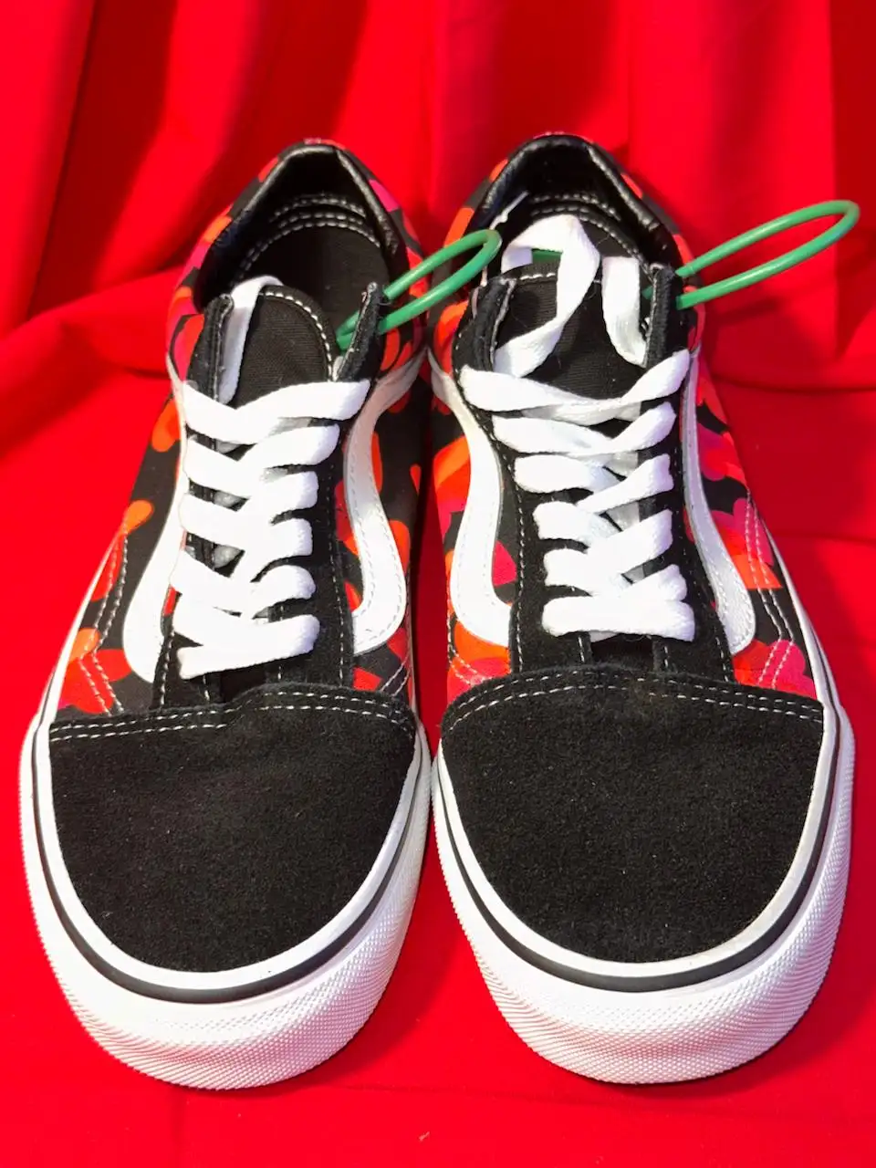 Черные кеды Vans Old Skool Valentines Hearts - Обувь (Одежда) в Астрахань