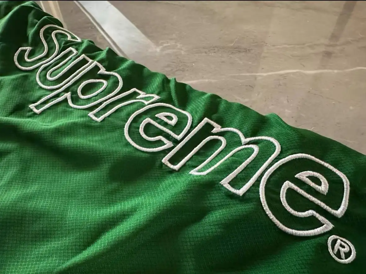 Штаны Supreme x Lacoste Track Pants Green Men’s SS17 - Штаны/Брюки (Одежда) в Астрахань