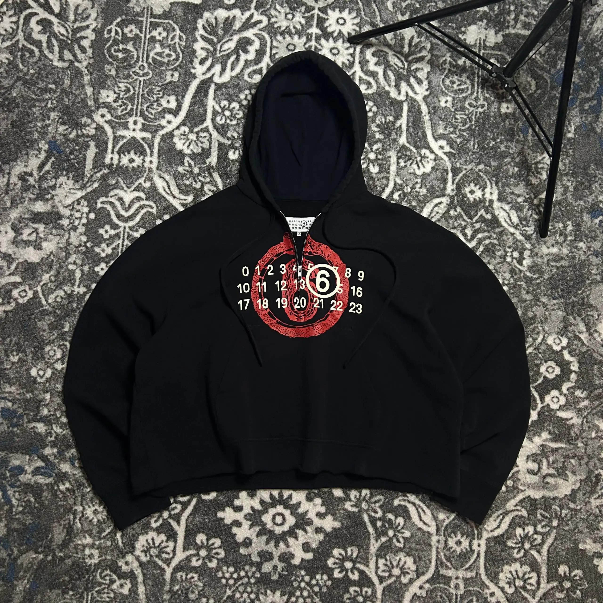 Женская толстовка Maison Margiela Year Of The Snake Full-Zip Hoodie - Толстовки (Одежда) в Астрахань