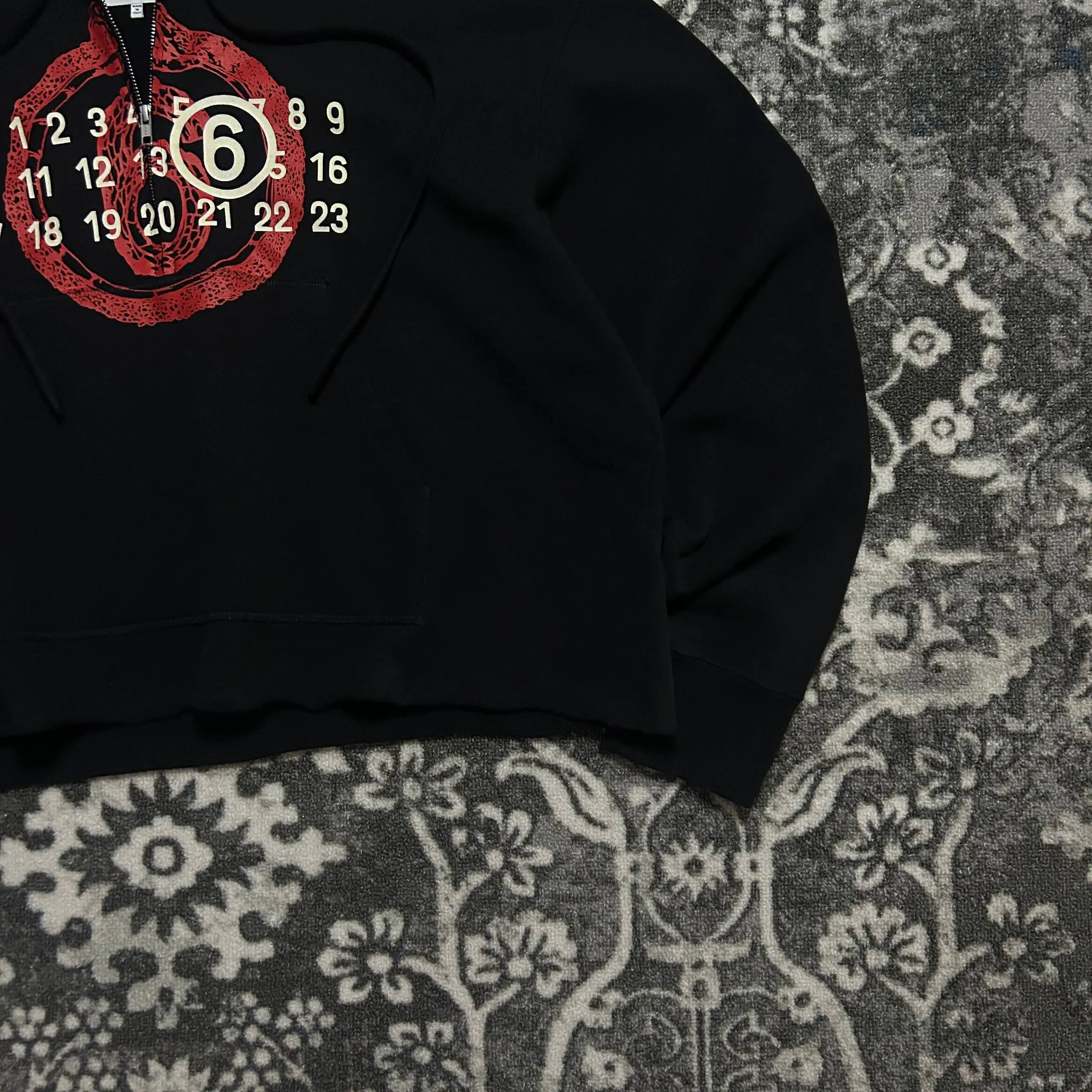 Женская толстовка Maison Margiela Year Of The Snake Full-Zip Hoodie - Толстовки (Одежда) в Астрахань