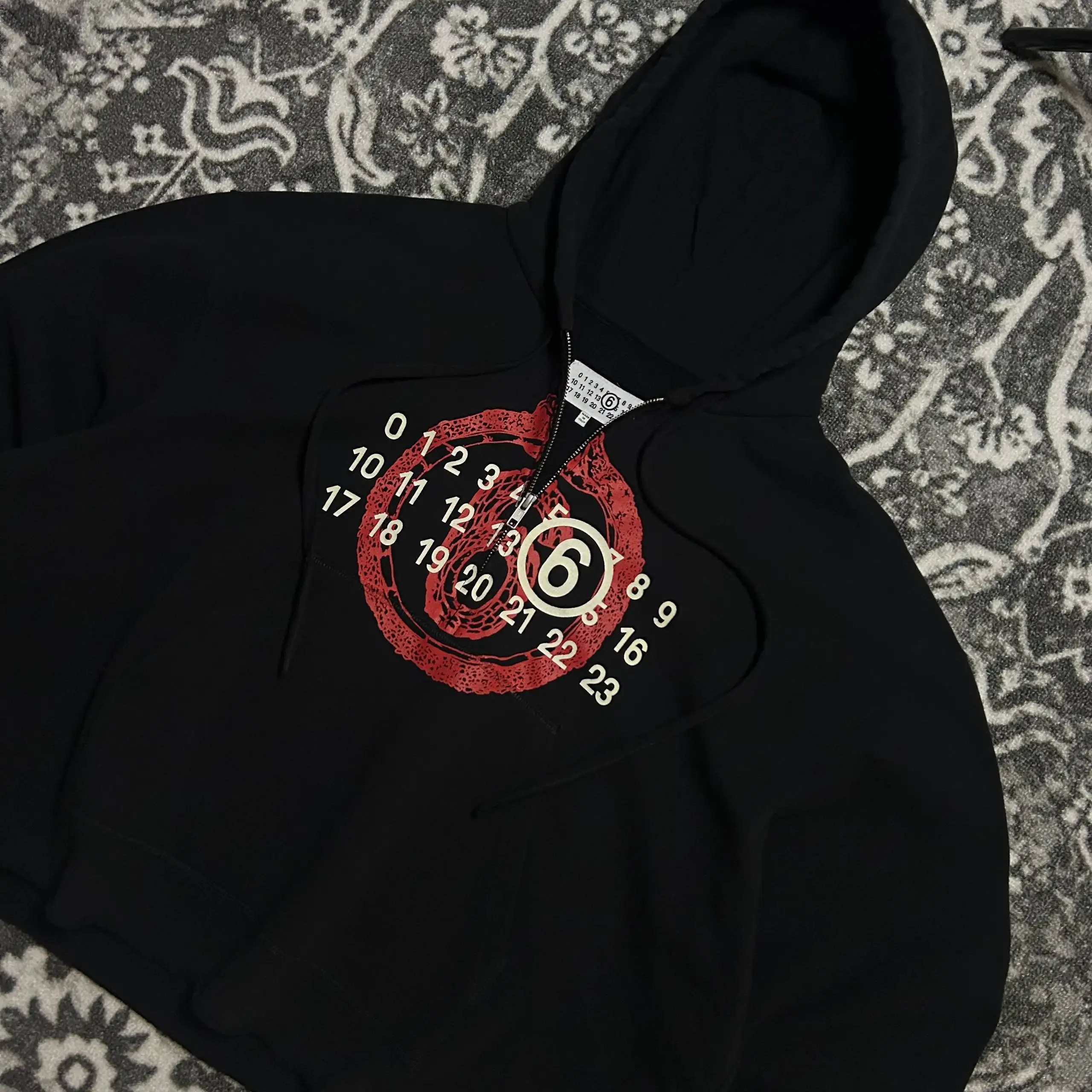 Женская толстовка Maison Margiela Year Of The Snake Full-Zip Hoodie - Толстовки (Одежда) в Астрахань