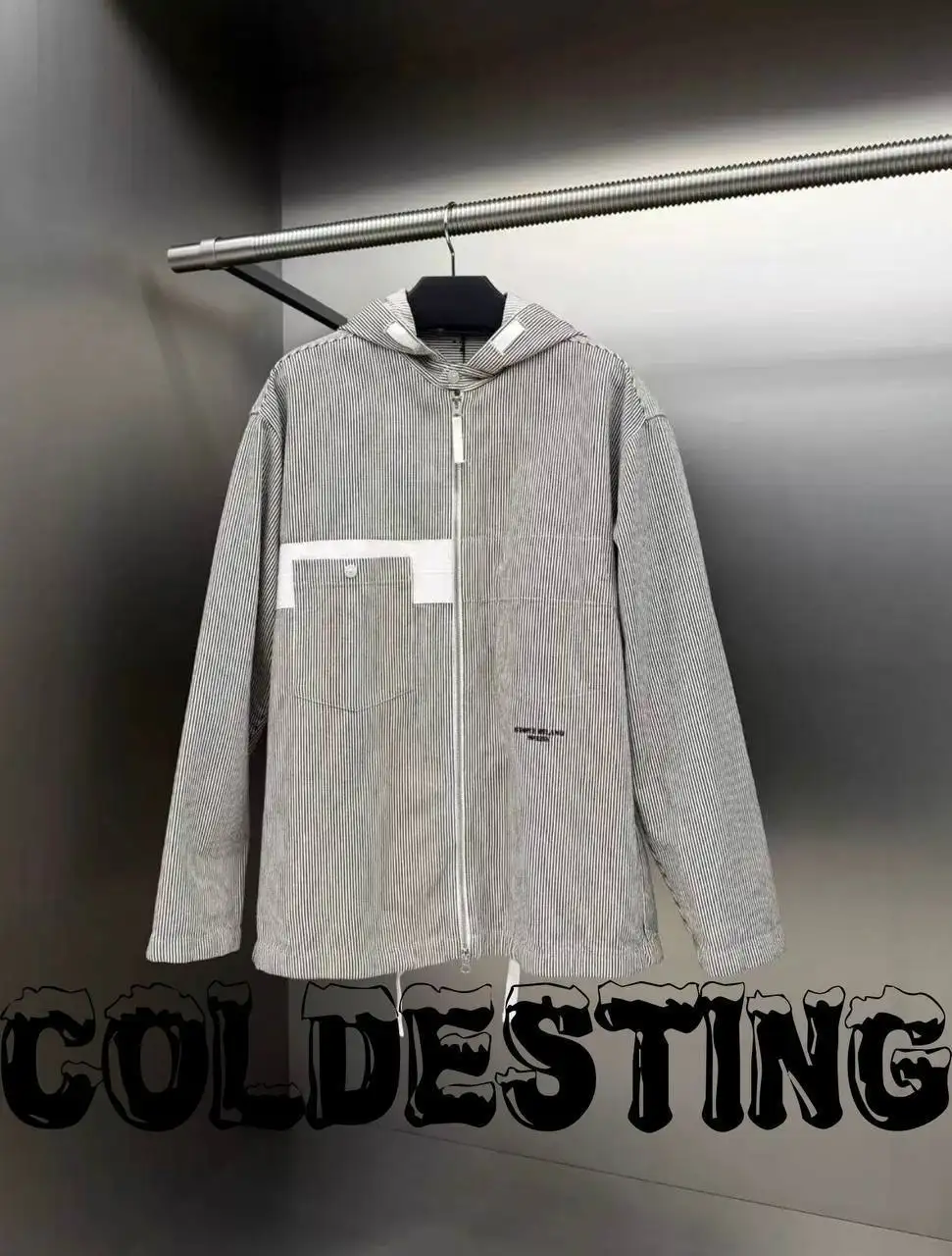 STONE ISLAND MARINA STRIPED COTTON - Куртки и пальто (Одежда) в Астрахань