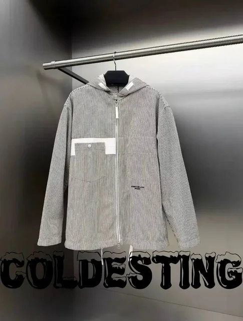 STONE ISLAND MARINA STRIPED COTTON - Куртки и пальто в Астрахань