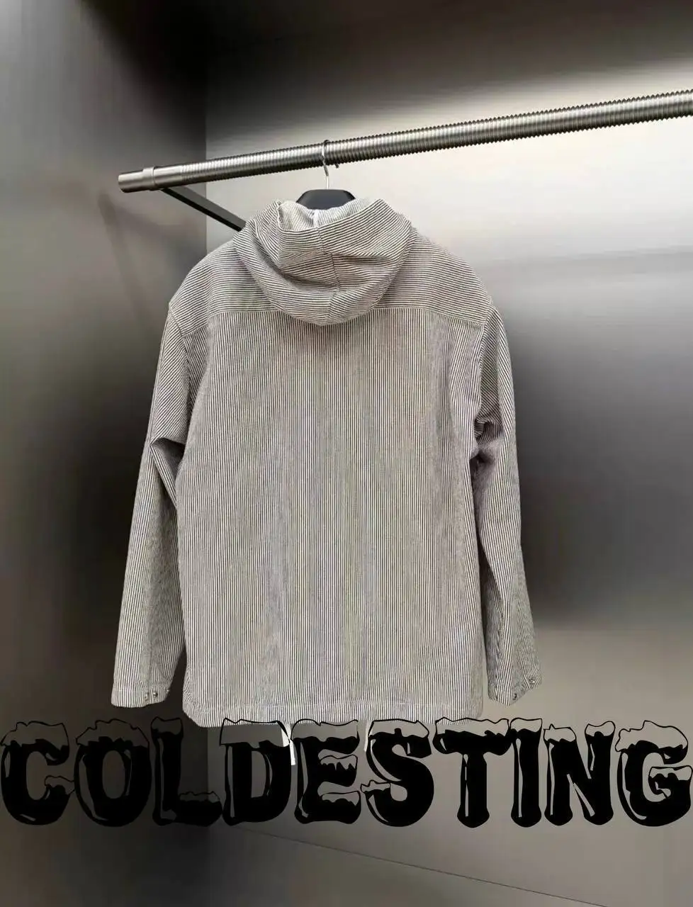 STONE ISLAND MARINA STRIPED COTTON - Куртки и пальто (Одежда) в Астрахань