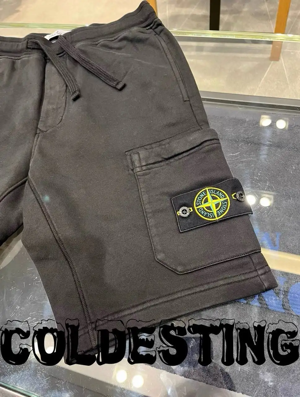 STONE ISLAND GARMENT DYED SHORTS - Одежда в Астрахань