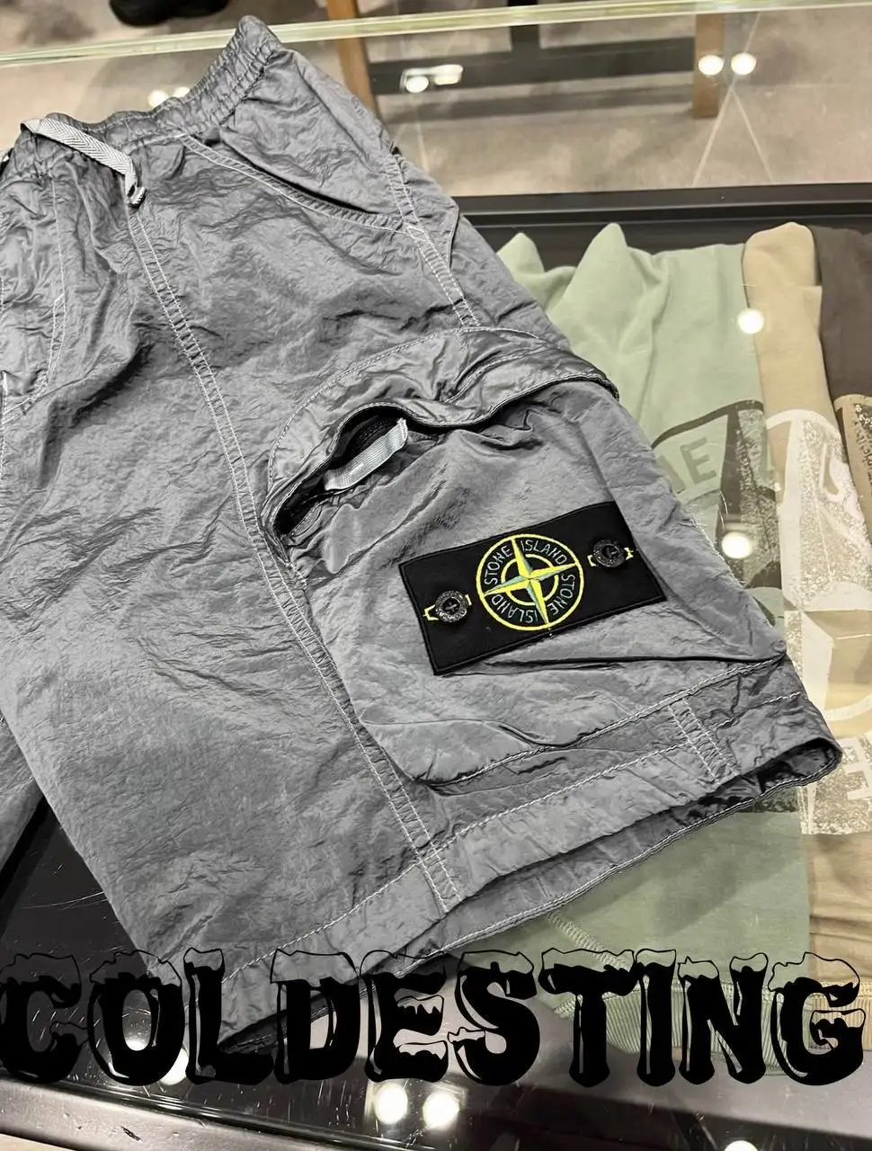 STONE ISLAND NYLON METAL ECONYL SHORTS - Шорты (Одежда) в Астрахань