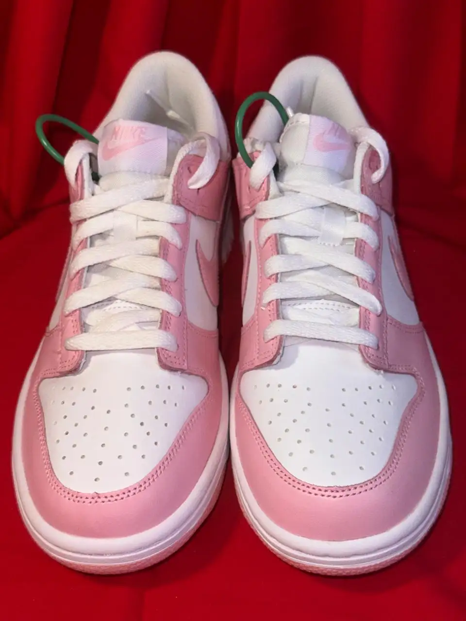 Кроссовки Nike Dunk Low White Med Soft Pink - Обувь (Одежда) в Астрахань