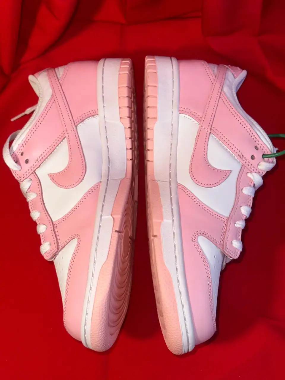Кроссовки Nike Dunk Low White Med Soft Pink - Обувь (Одежда) в Астрахань