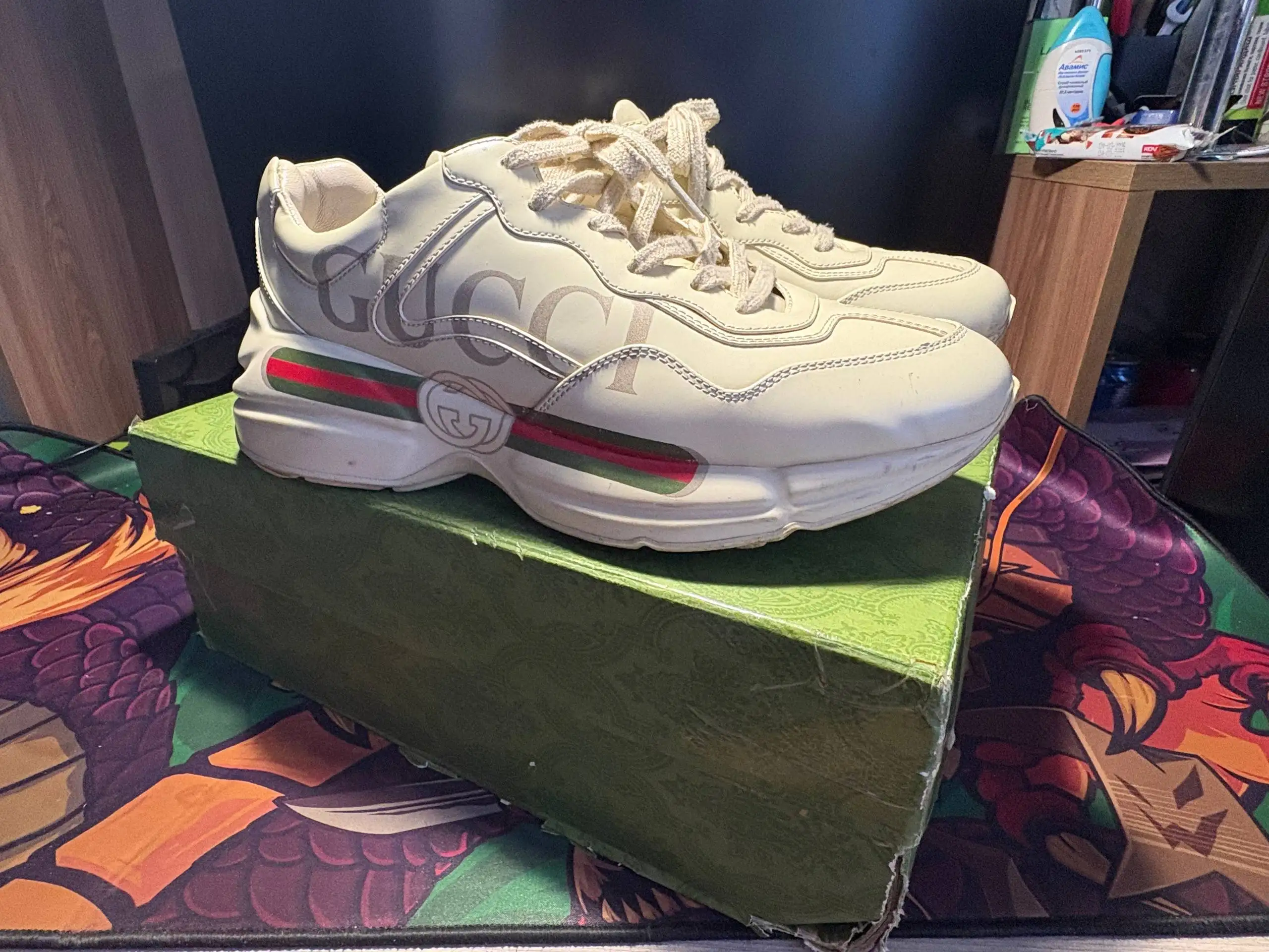 Продам Gucci Rhyton и Gucci Ace 42.5 размера - Обувь (Одежда) в Астрахань