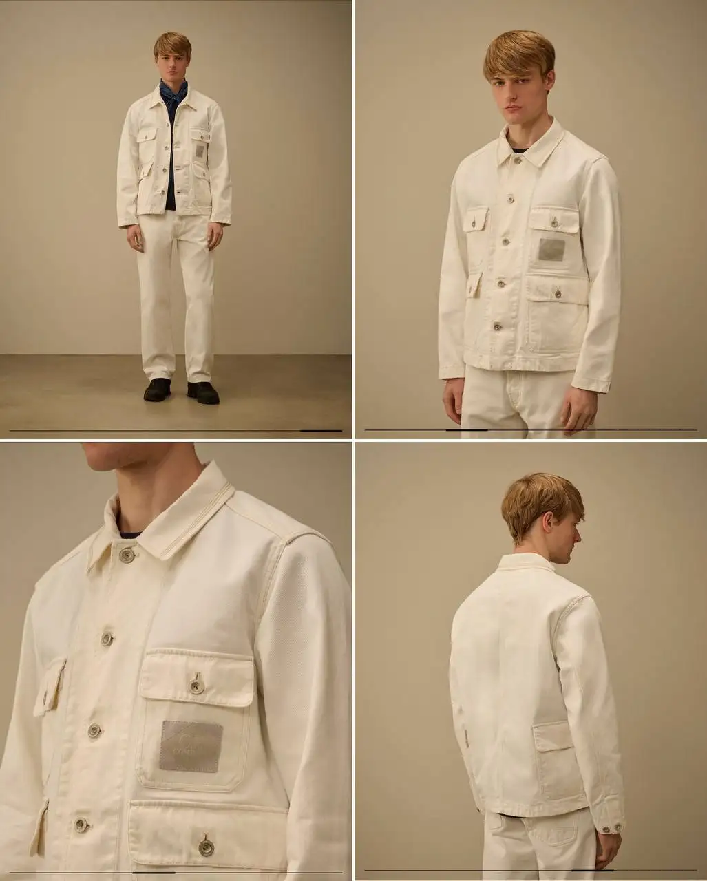 Джинсовая куртка C.P. Company Bull Denim Field Jacket - Куртки (Одежда) в Астрахань