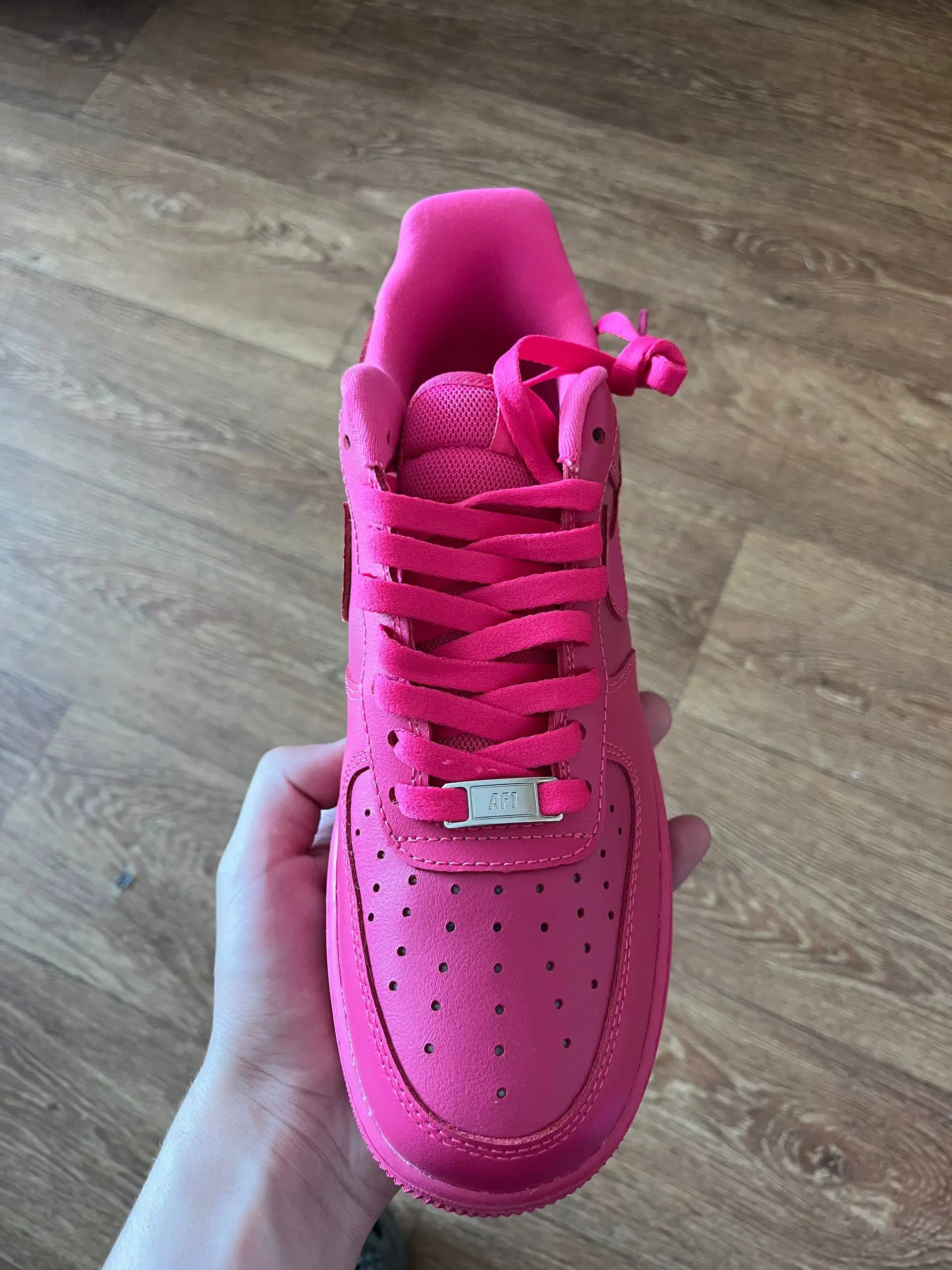 Кроссовки Nike Air Force 1 Low Pink 1:1 - Обувь (Одежда) в Астрахань