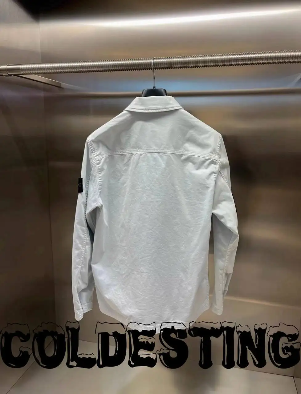 STONE ISLAND ORGANIC COTTON STRETCH BROKEN TWILL OLD EFFECT - Верхняя одежда (Одежда) в Неизвестно