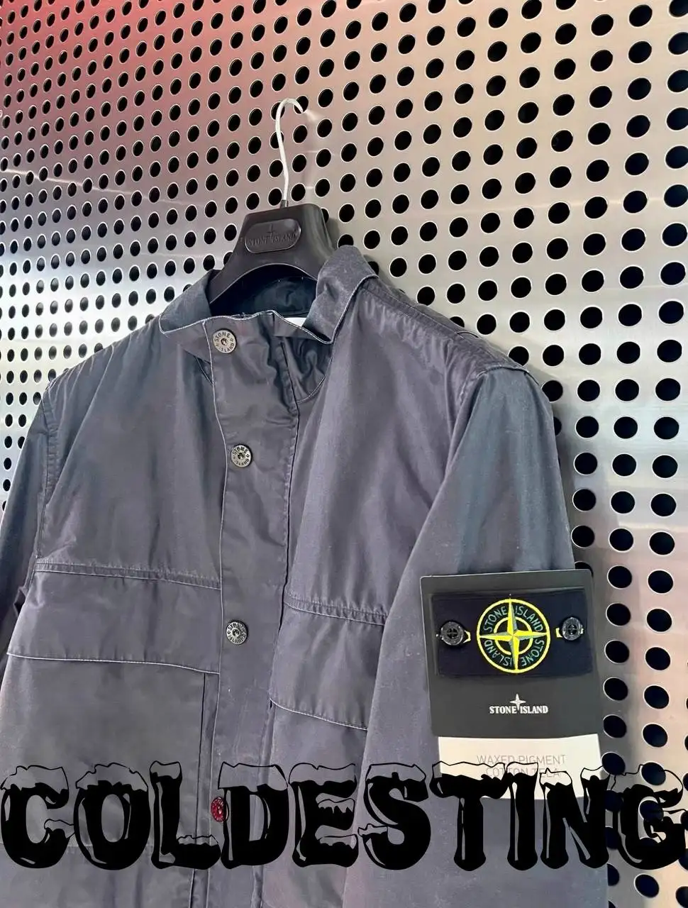 STONE ISLAND WAXED PIGMENT COTTON TELA - Верхняя одежда (Одежда) в Астрахань
