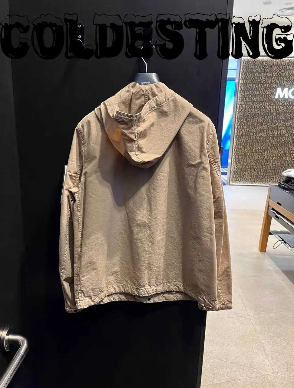 STONE ISLAND Canvas Weave Cotton Jacket - Одежда в Астрахань