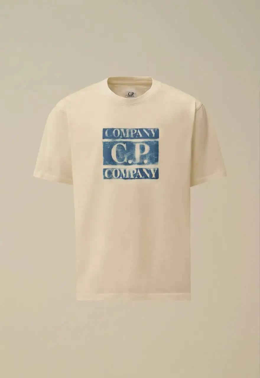 C.P.COMPANY JERSEY SHORT SLEEVE FADED T-SHIRT - Футболки (Одежда) в Астрахань