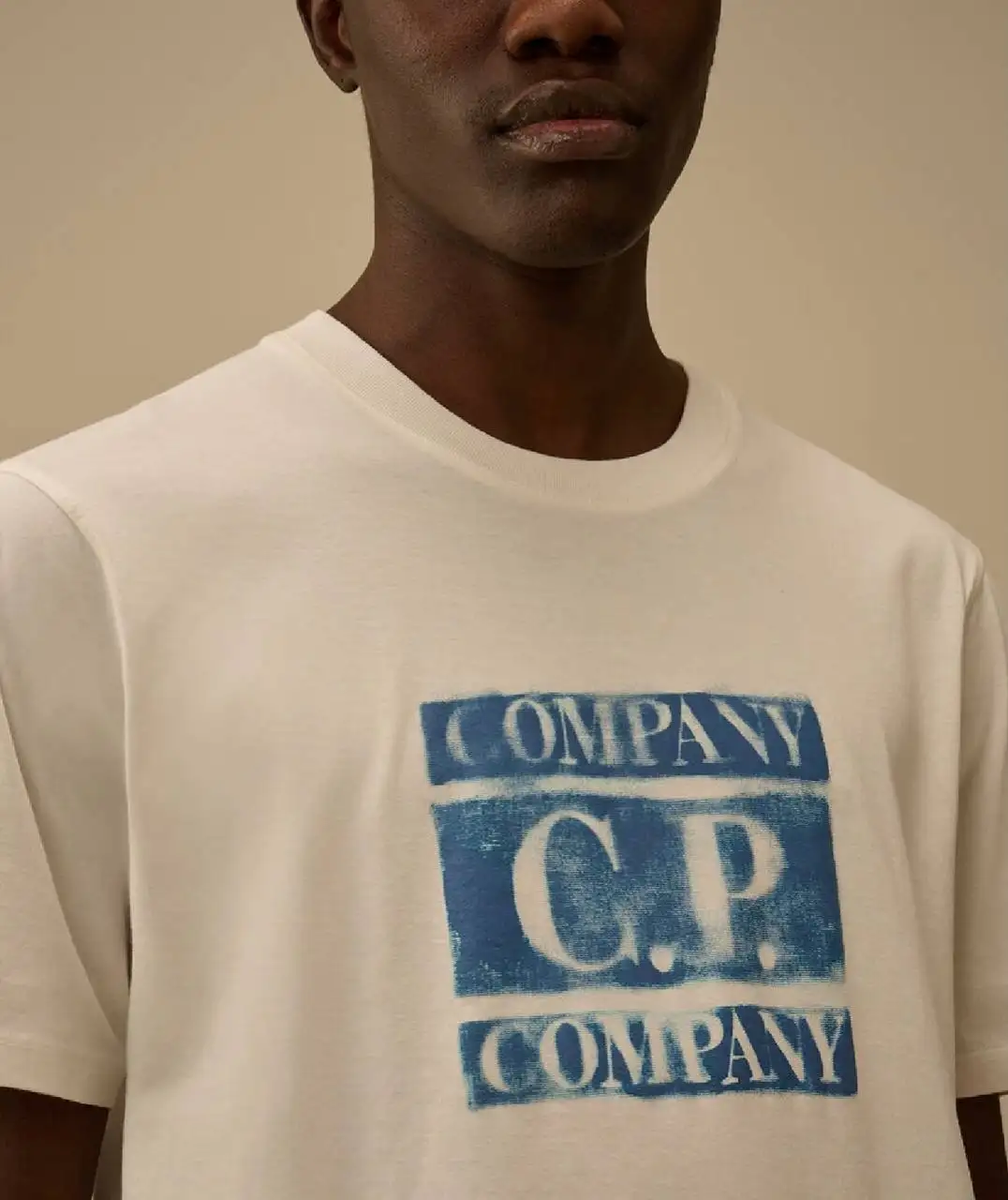 C.P.COMPANY JERSEY SHORT SLEEVE FADED T-SHIRT - Футболки (Одежда) в Астрахань
