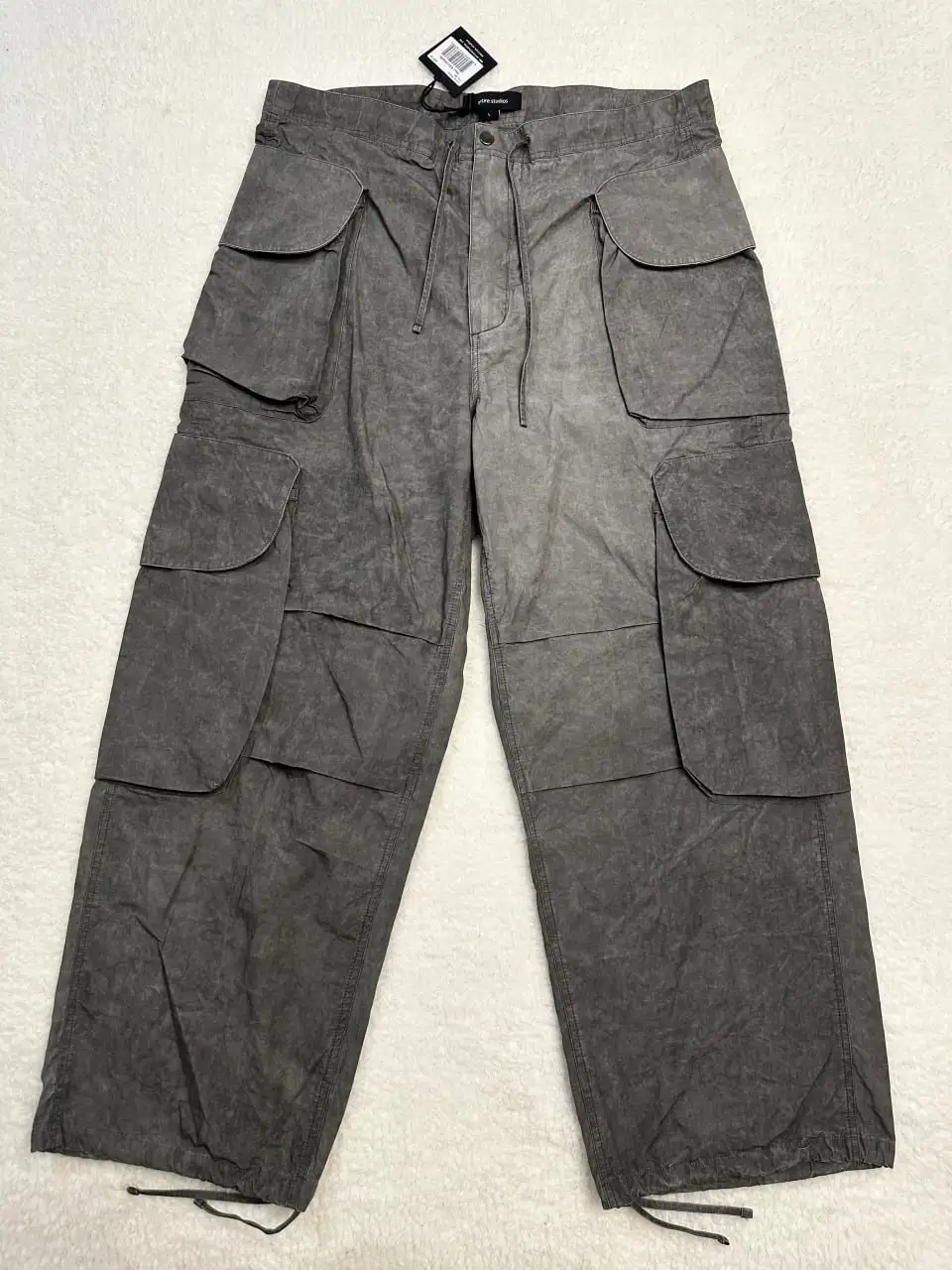 Entire Studios Garment Dyed Washed Gocar Cargo Pants Grey L - Одежда (Одежда) в Астрахань