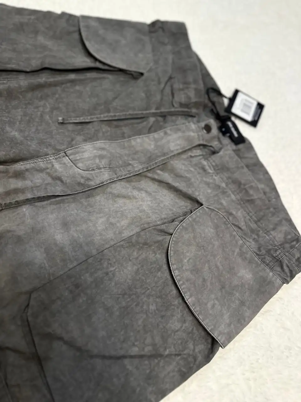 Entire Studios Garment Dyed Washed Gocar Cargo Pants Grey L - Одежда (Одежда) в Астрахань