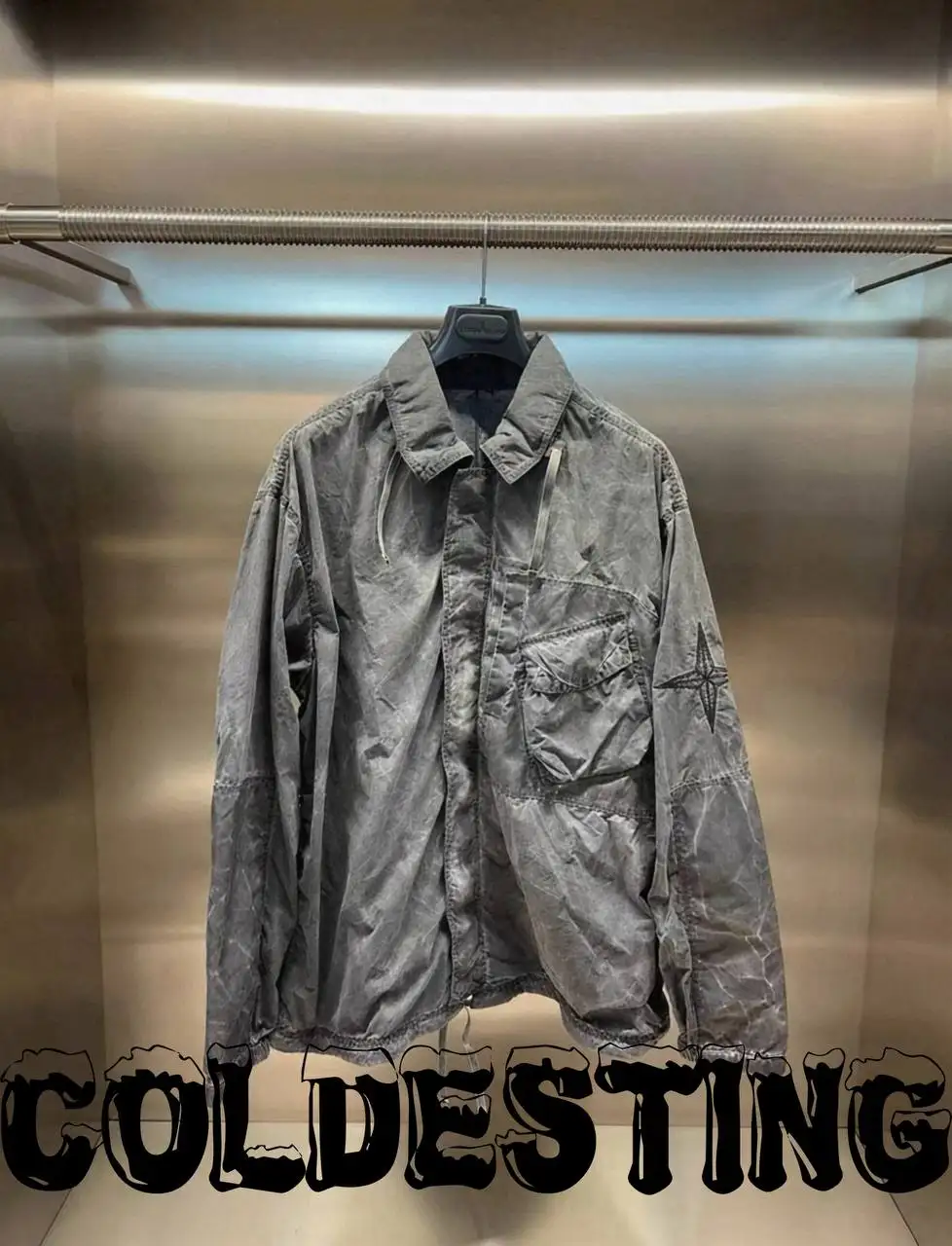 STONE ISLAND UNEVEN PIGMENT DYED NYLON SMERIGLIATO + NYLON CANVAS - Верхняя одежда (Одежда) в Астрахань