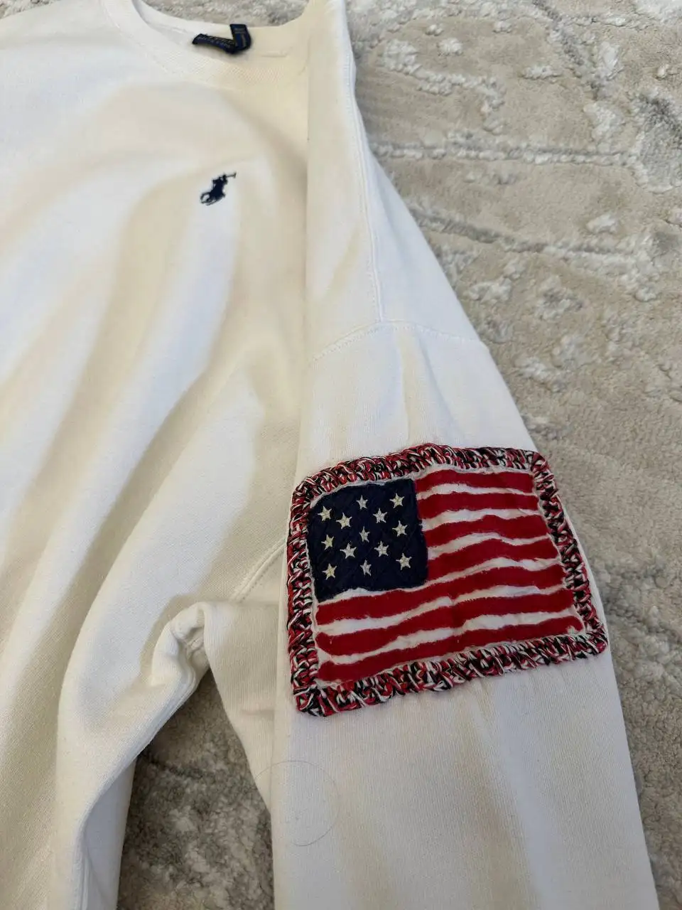 Редкий свитшот Polo Ralph Lauren с флагом USA - Свитшоты (Одежда) в Астрахань