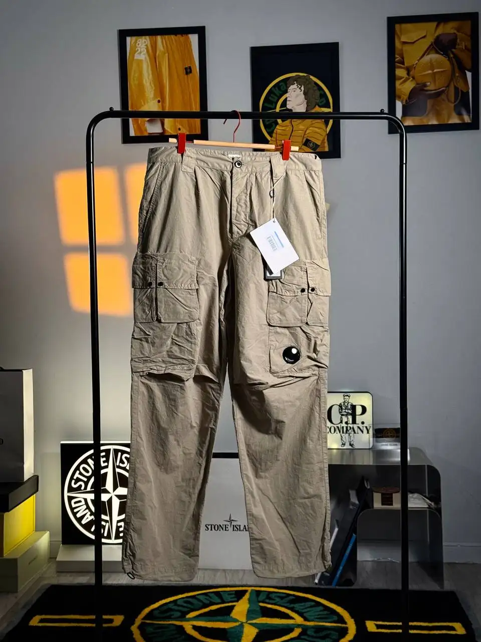 C.P. Company Flatt Nylon Cargo Pants - Брюки (Одежда) в Санкт-Петербург