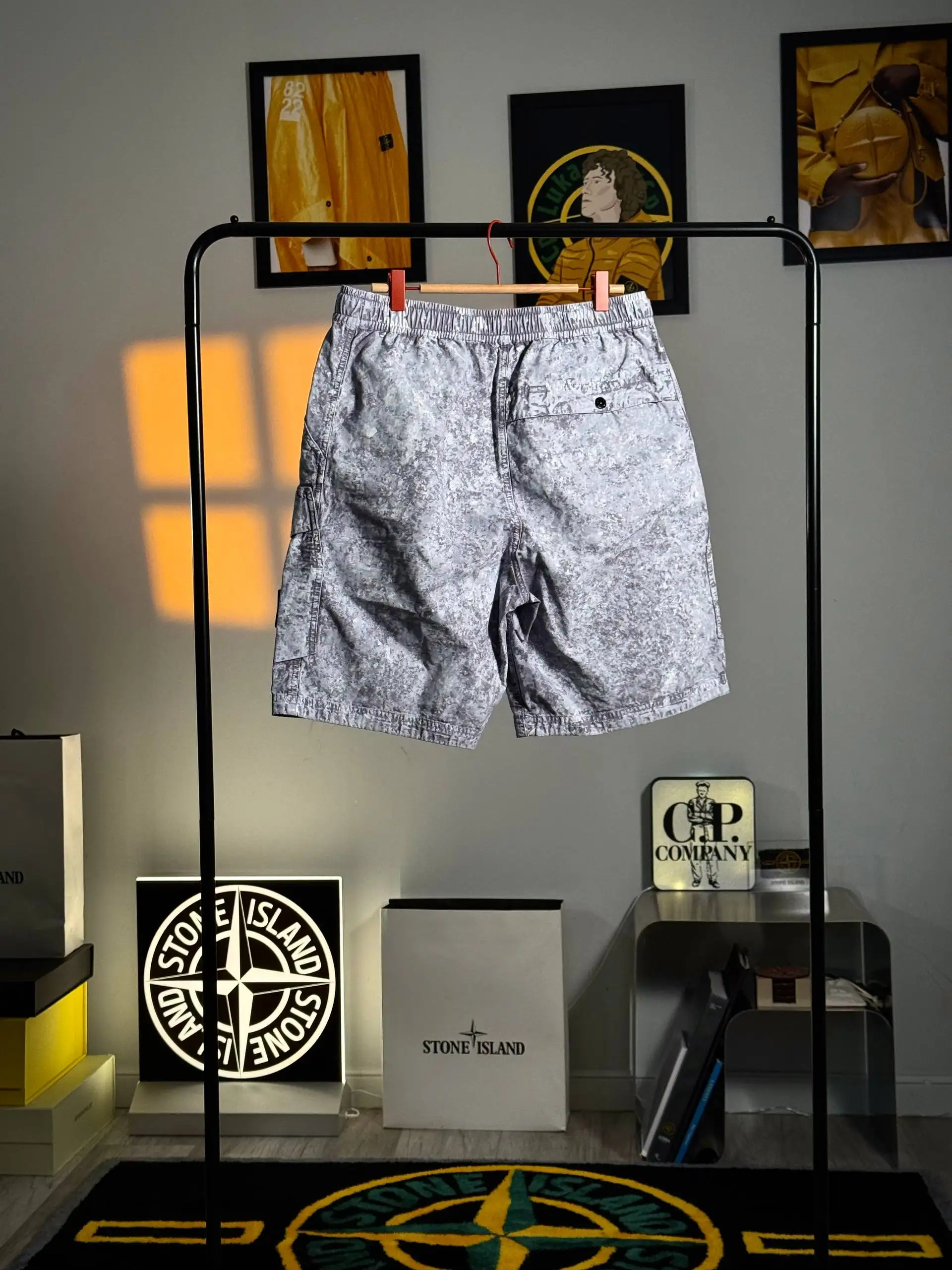 Stone Island White Pigment On Tela Paracadute Stretch-TC - Одежда в Санкт-Петербург
